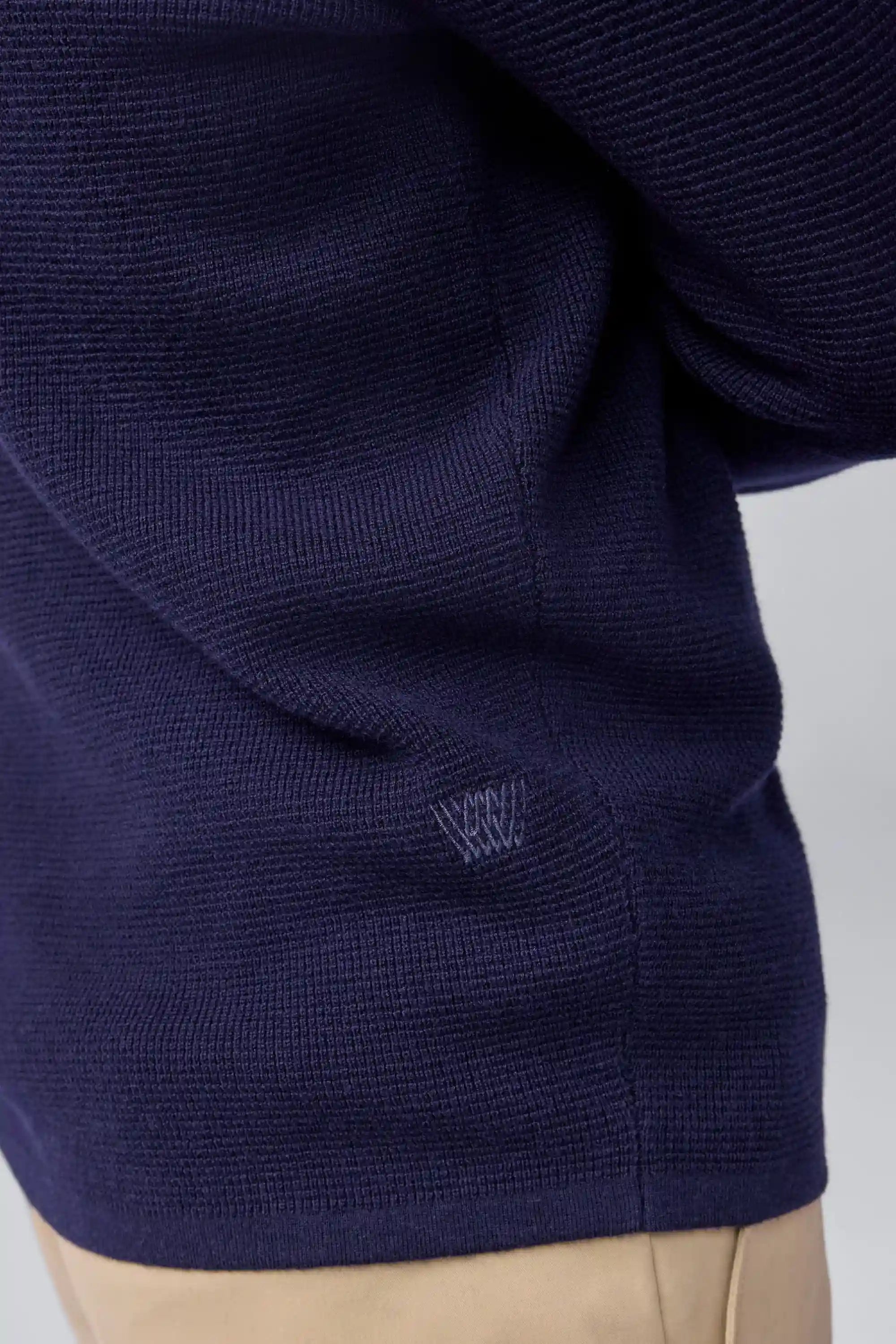 Tech Merino Waffle Crew Neck Sweater