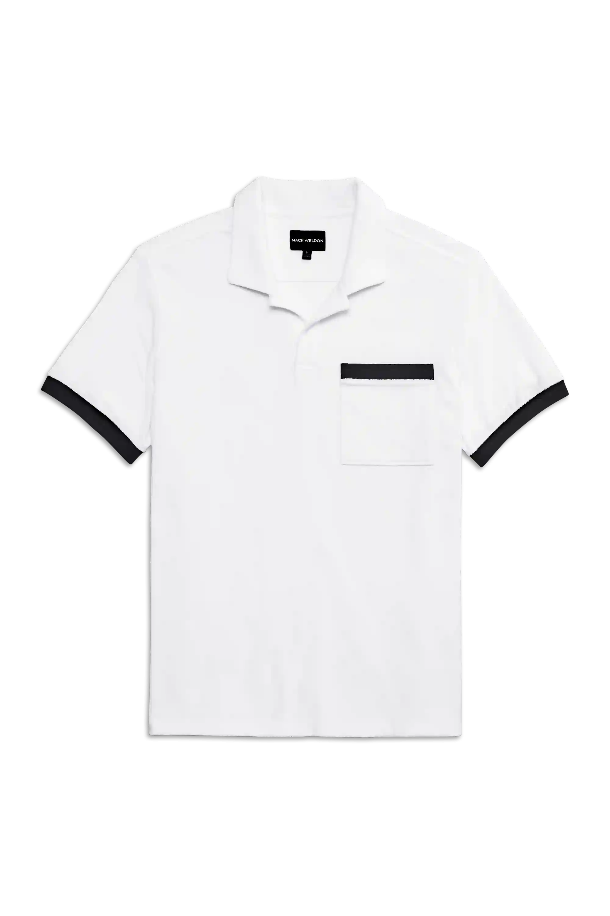 Terry Cloth Johnny Collar Polo
