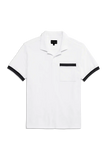 Terry Cloth Johnny Collar Polo