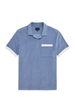 Terry Cloth Johnny Collar Polo