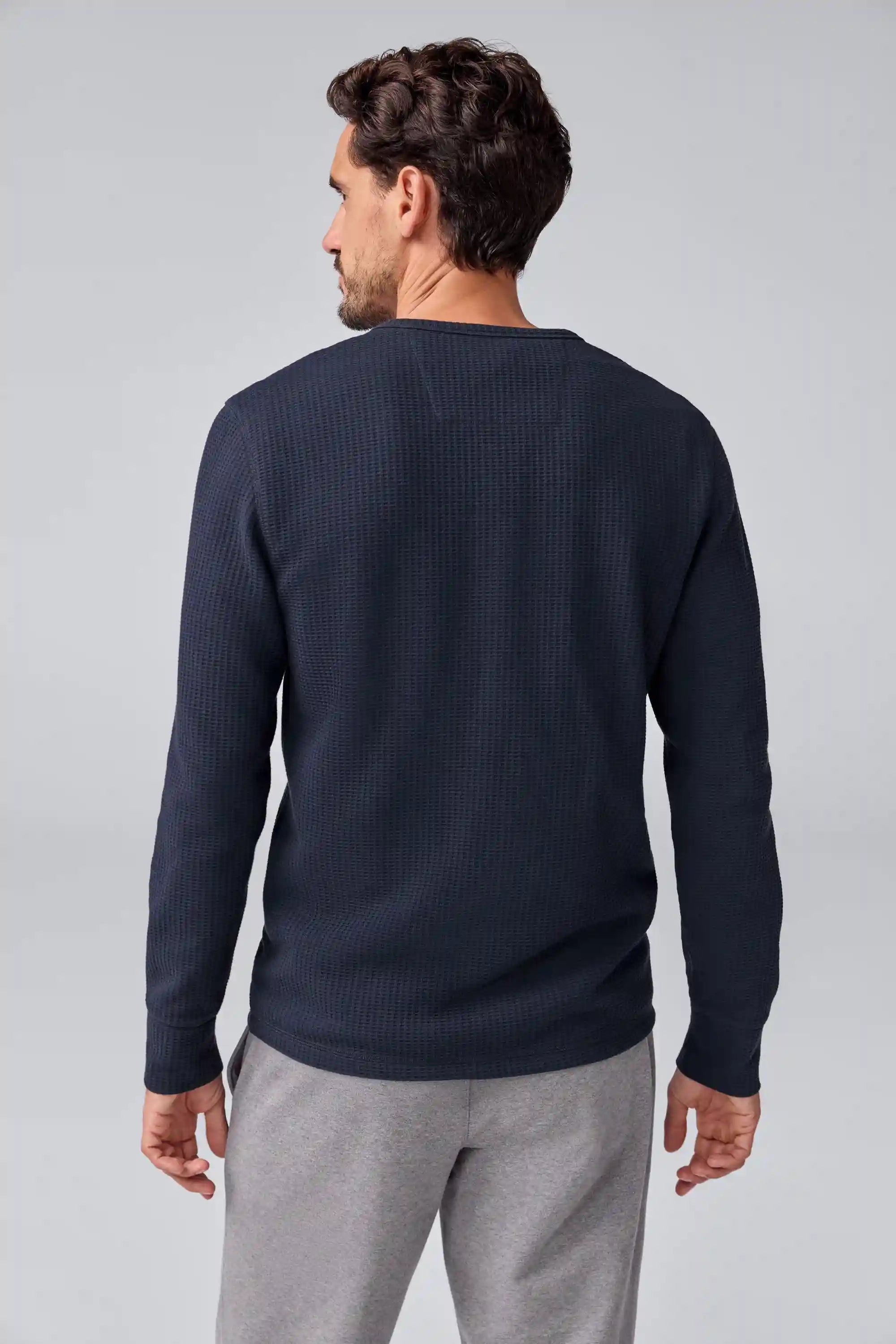 WARMKNIT Waffle Long Sleeve Henley