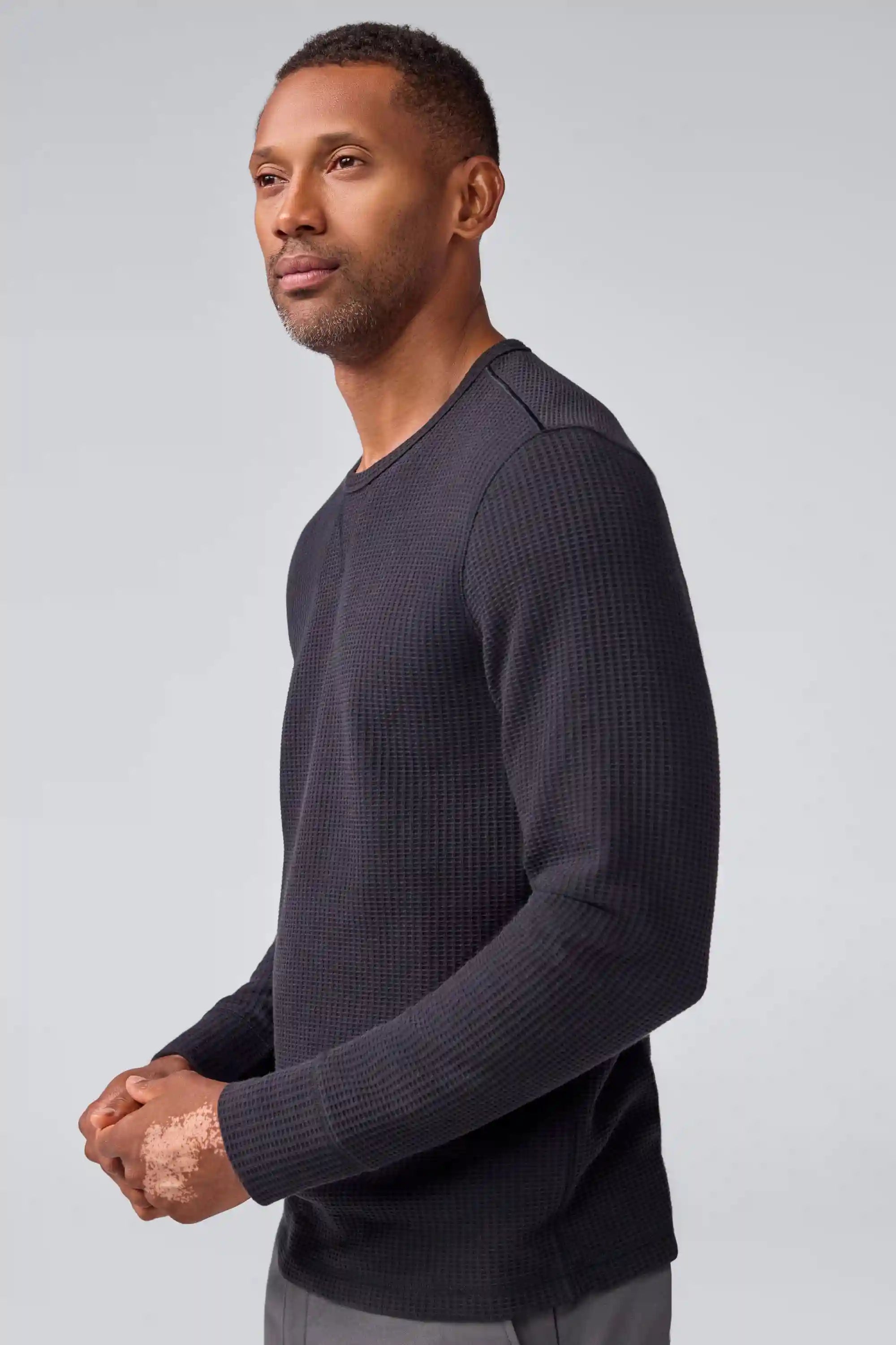 WARMKNIT Waffle Long Sleeve Crew