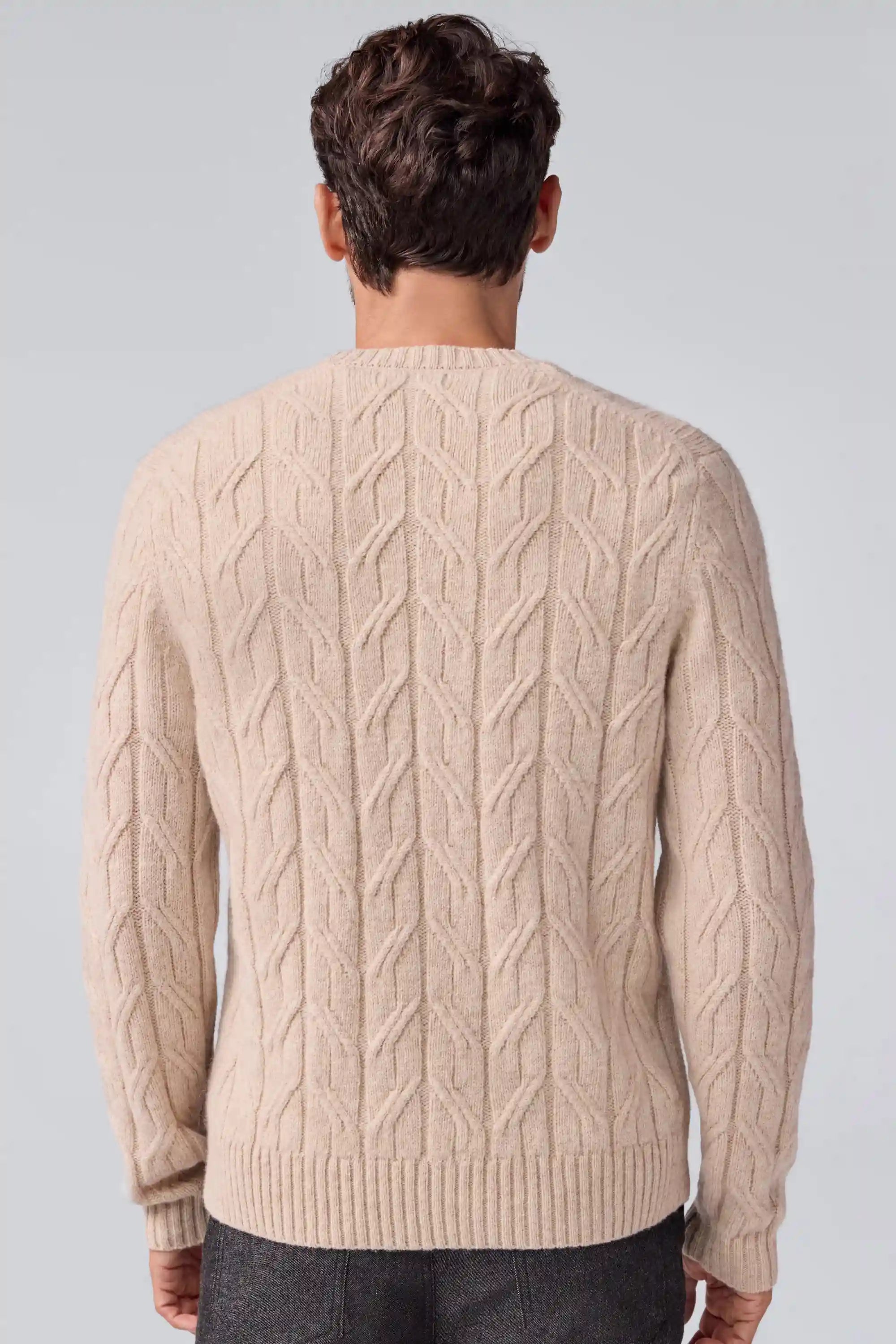 WARMKNIT Wool Crew Neck Sweater