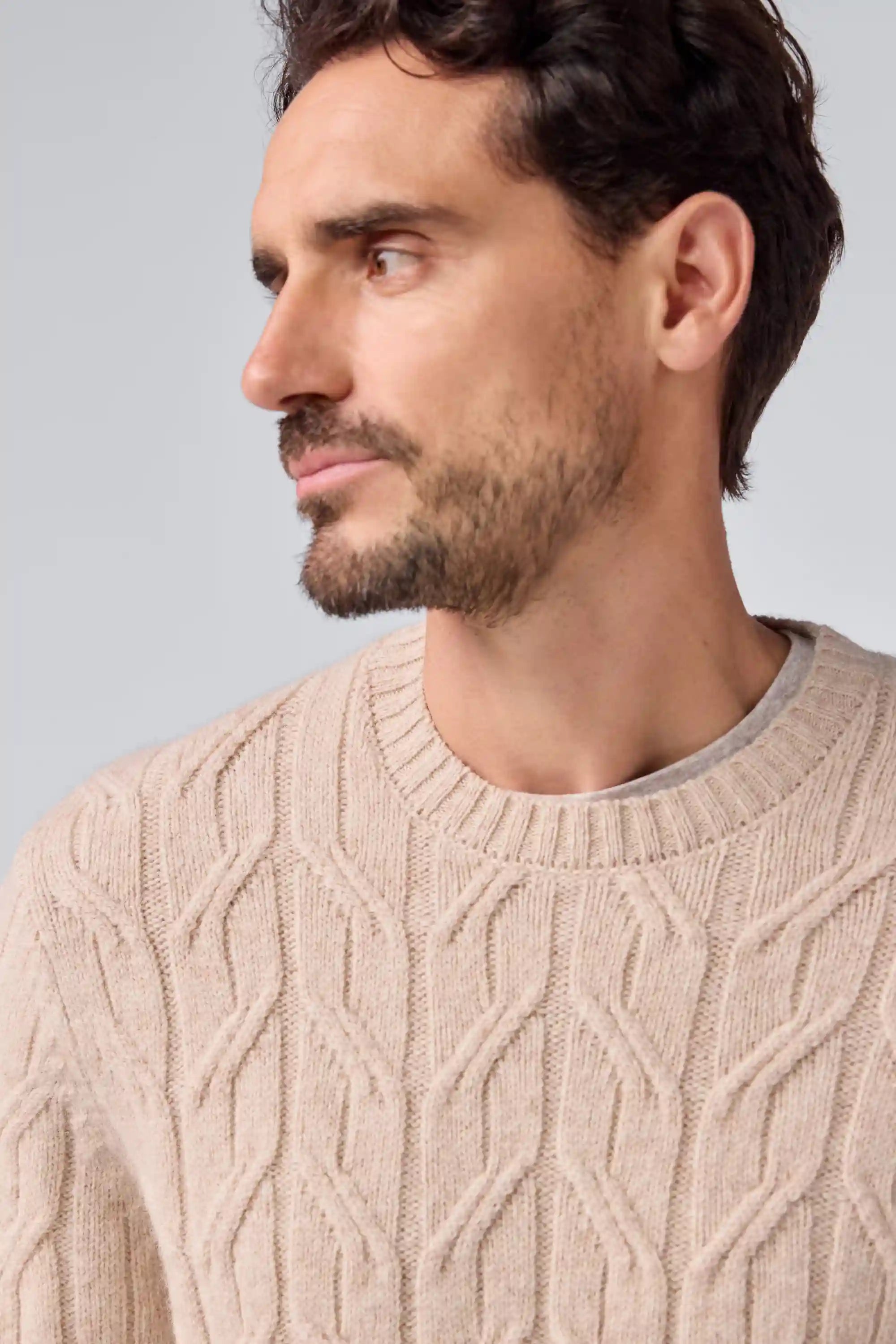 WARMKNIT Wool Crew Neck Sweater