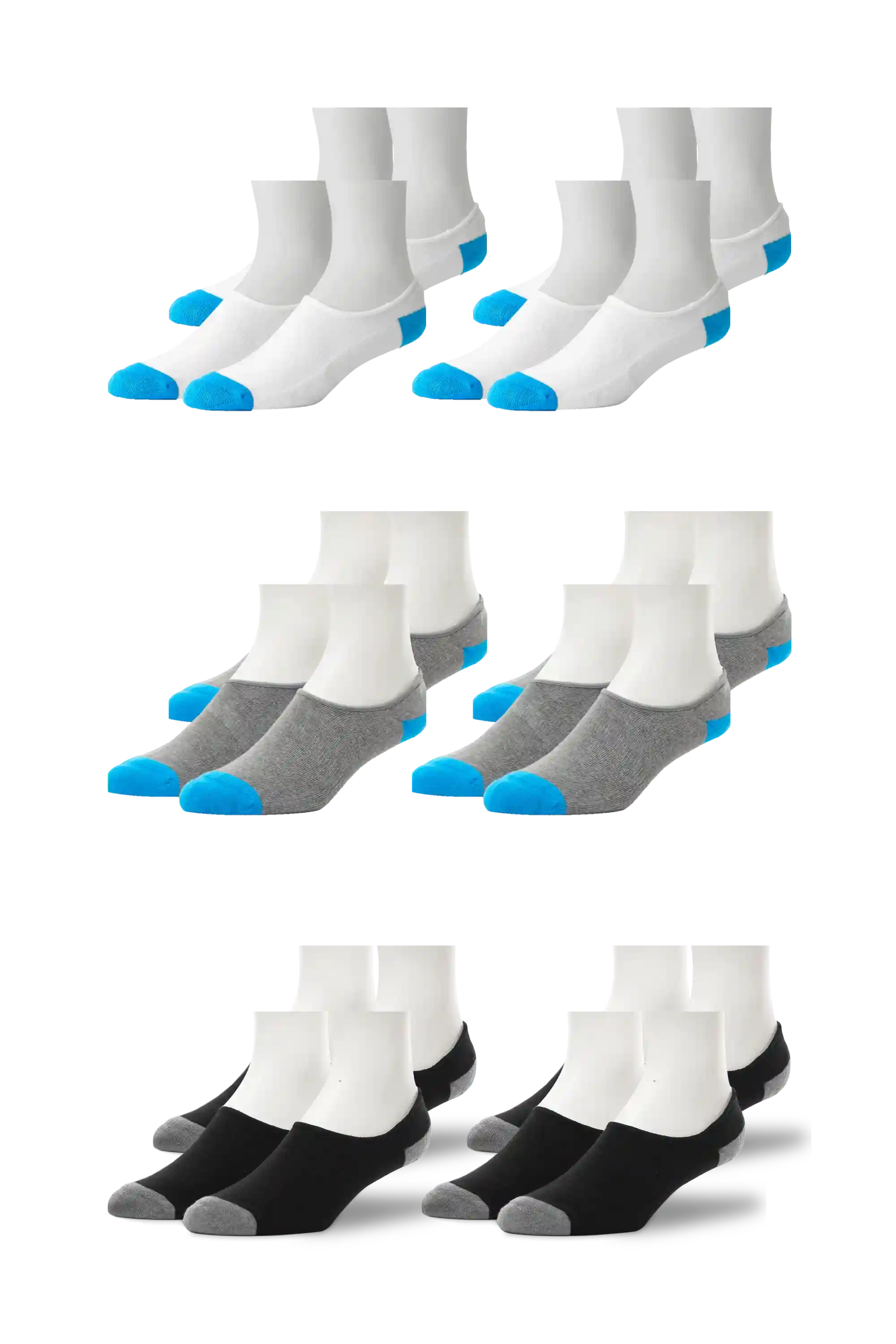 6-Pack Everyday No Show Sock